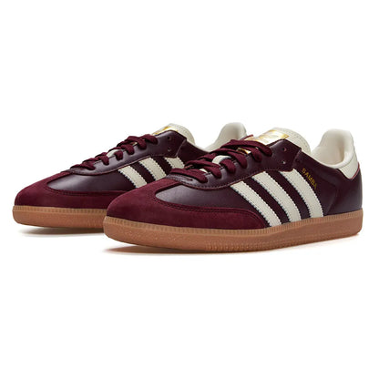 AD Samba OG Maroon Gold Metallic