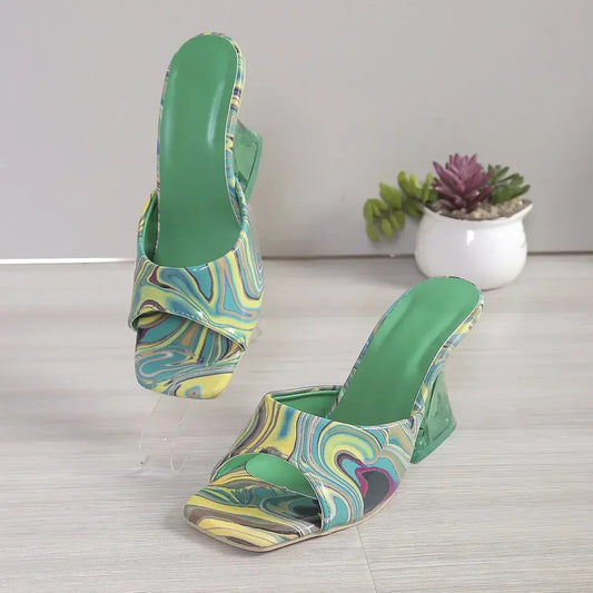 Aurora Swirl Heels